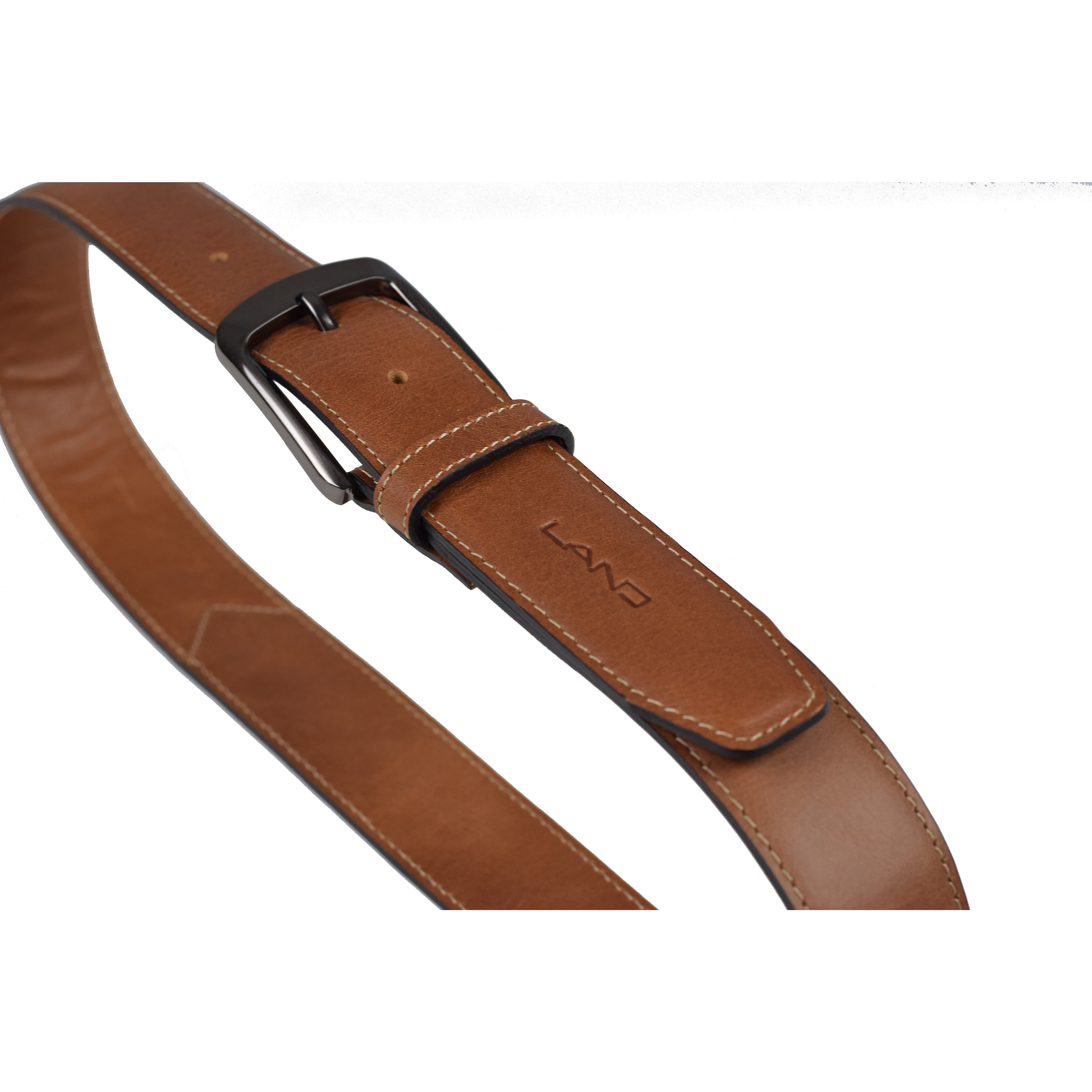 Buy HIDE & SKIN Top Grain Genuine Leather Handmade, Casual Belt for Men, 46 inches length