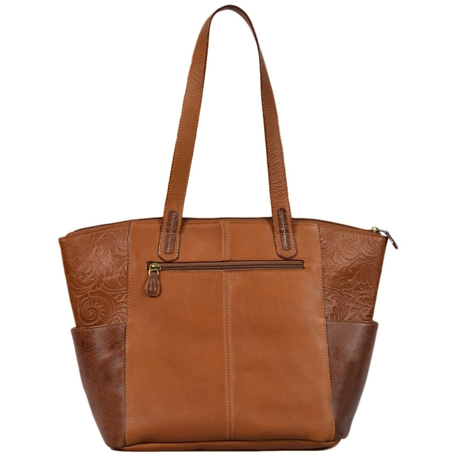 Zip Top Tote – LAND Leather Goods