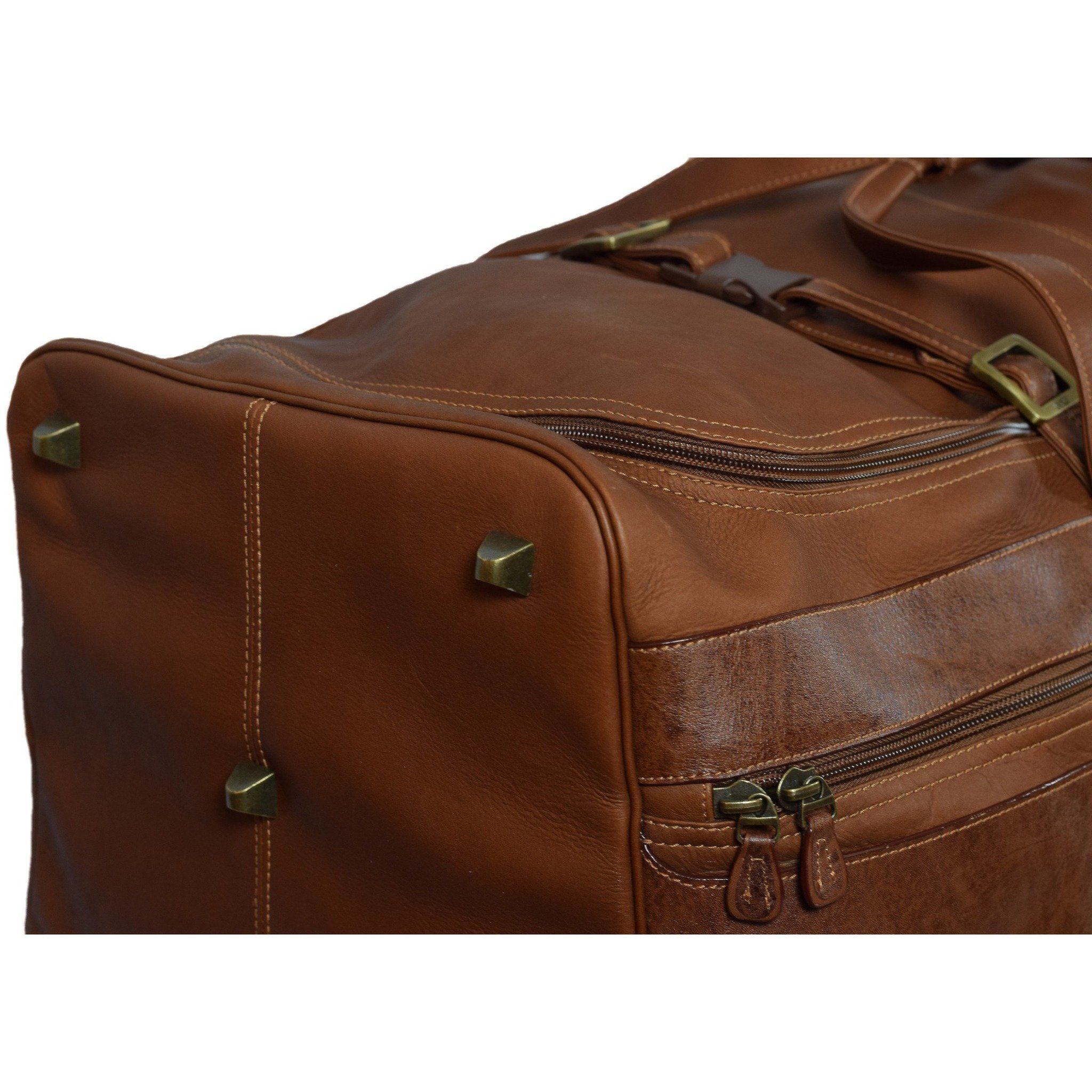 20 Wheeled Duffel Bag in Colombian Leather